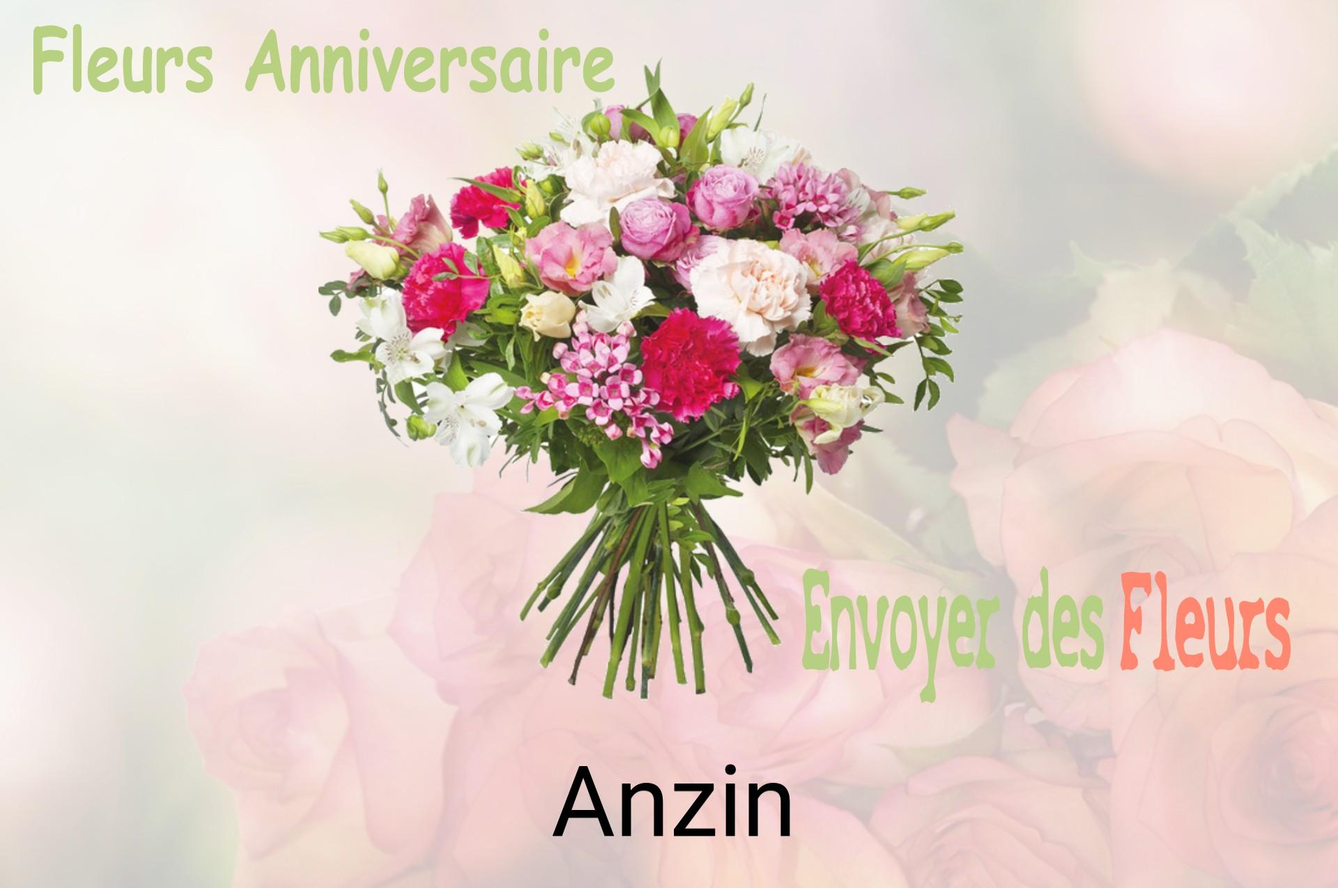 Bouquet de fleurs d’anniversaire livré à Anzin